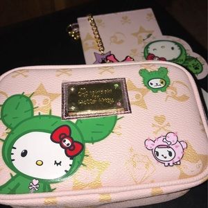 Tokidoki x Hello Kitty Light pink pouch case wallet